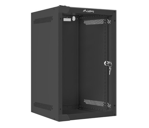 LANBERG Szafa wisząca 10 cali 9U 280x310mm czarna WF10-2309-10B - 519088 - zdjęcie